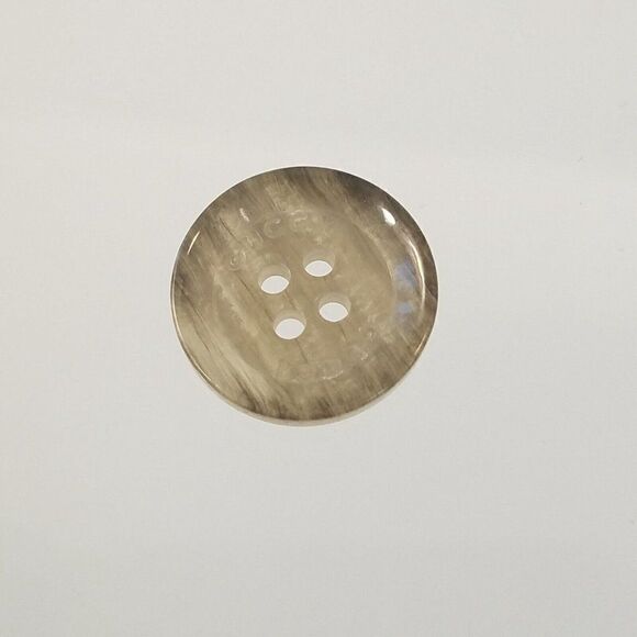 Gucci Replacement Button Gray Rimmed 4 Hole Flat Back - Picture 10 of 10